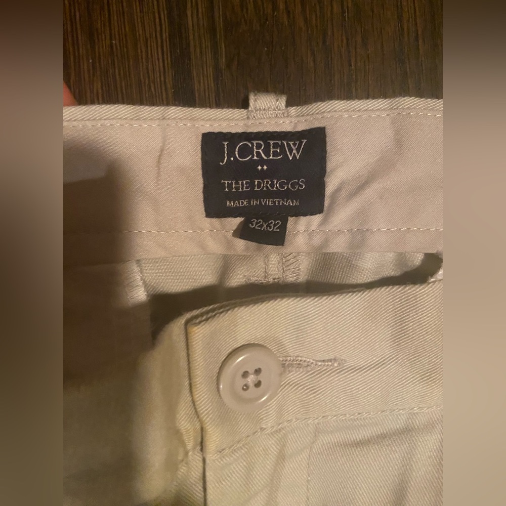 J Crew khakis in barely worn condition